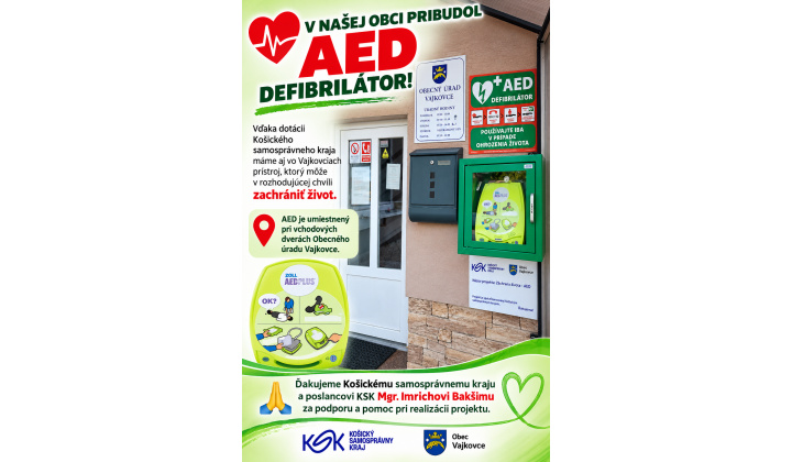 AED vo Vajkovciach